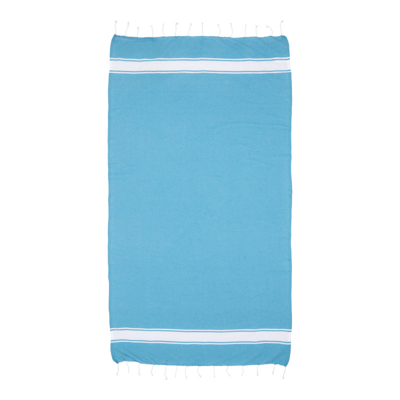 Toalla de playa / Pareo de algodón reciclado 140 g/m2