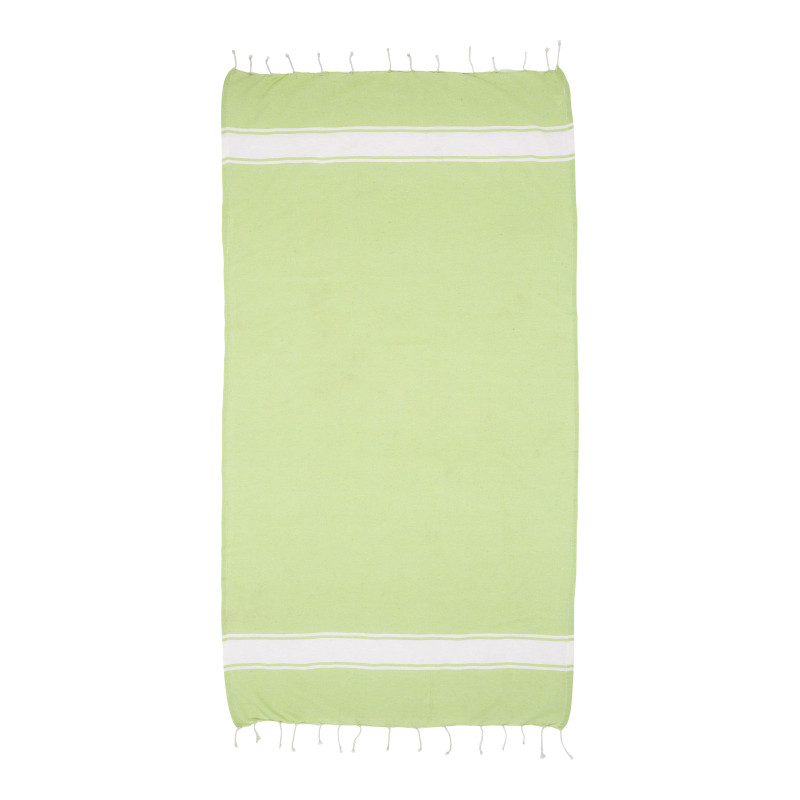 Toalla de playa / Pareo de algodón reciclado 140 g/m2