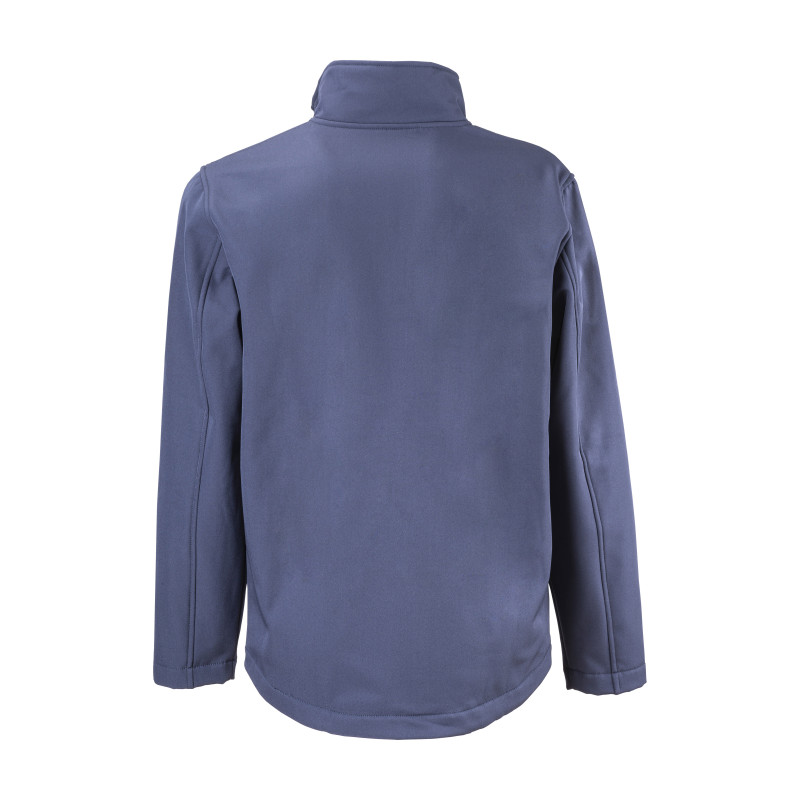 Chaqueta softshell con forro polar, dos bolsillos laterales y cremallera