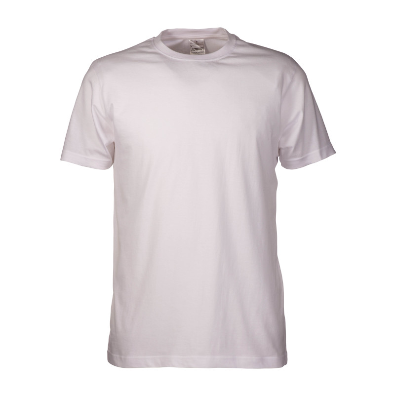 T-Shirt blanca 100 % algodon peinado