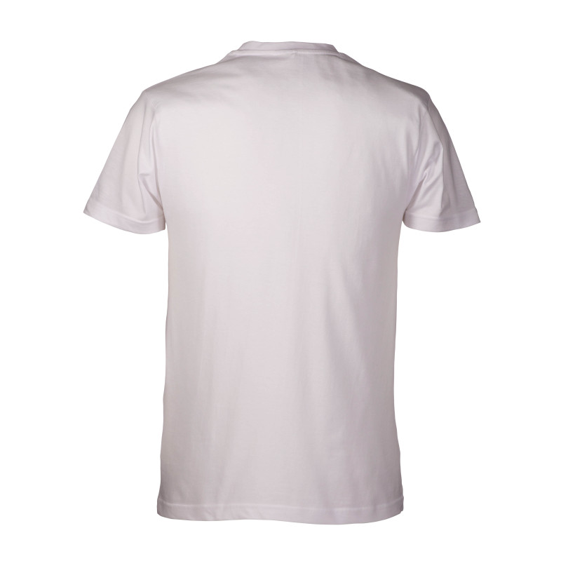 T-Shirt blanca 100 % algodon peinado