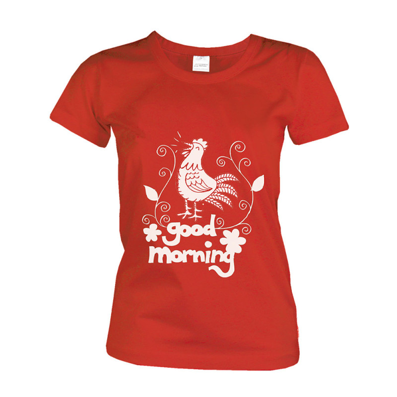 Camiseta 100 % algodón peinado, para Mujer