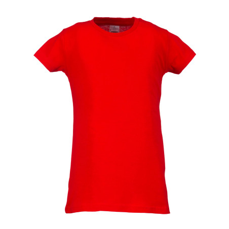 Camiseta Mujer Rojo algodón peinado | PstyleC