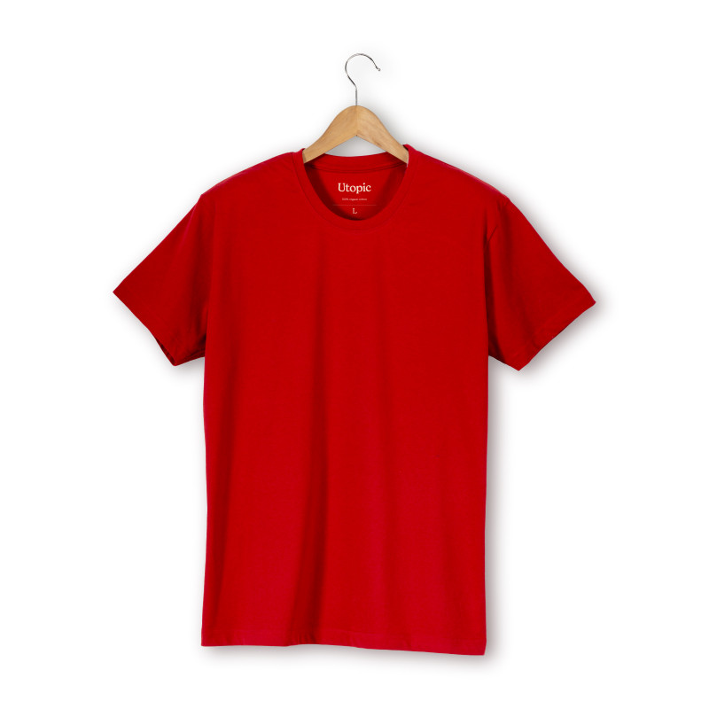 Camiseta de hombre en algodón 100% orgánico 145 gr/m2 (tallas xs a xxl)