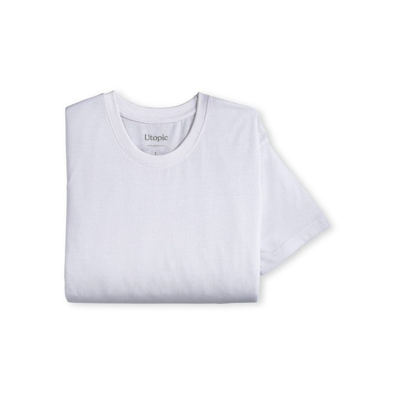 Camiseta de hombre en algodón 100% orgánico 145 gr/m2 (tallas xs a xxl)