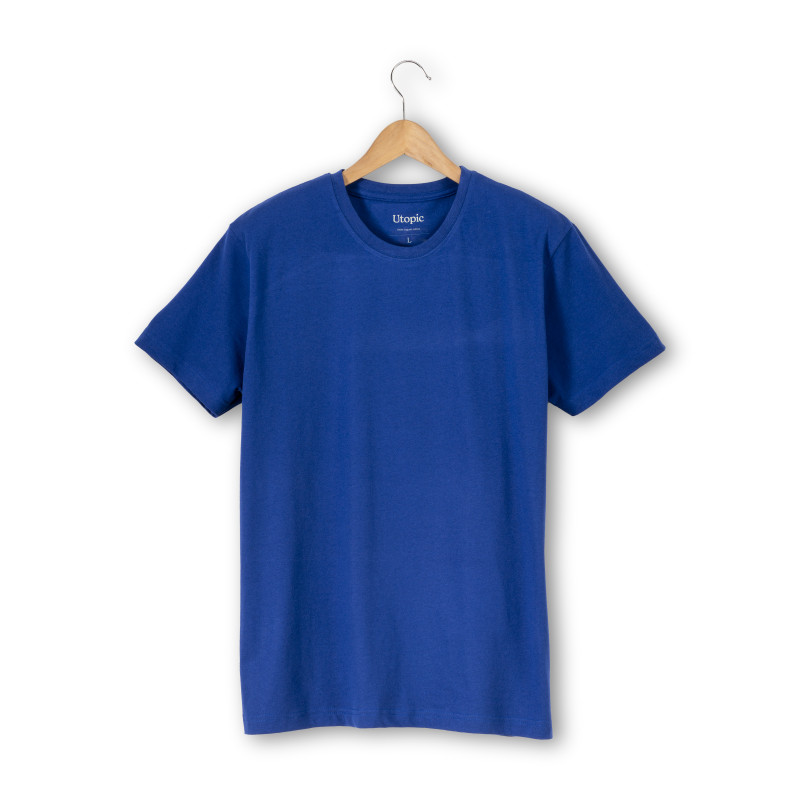 Camiseta de hombre en algodón 100% orgánico 145 gr/m2 (tallas xs a xxl)