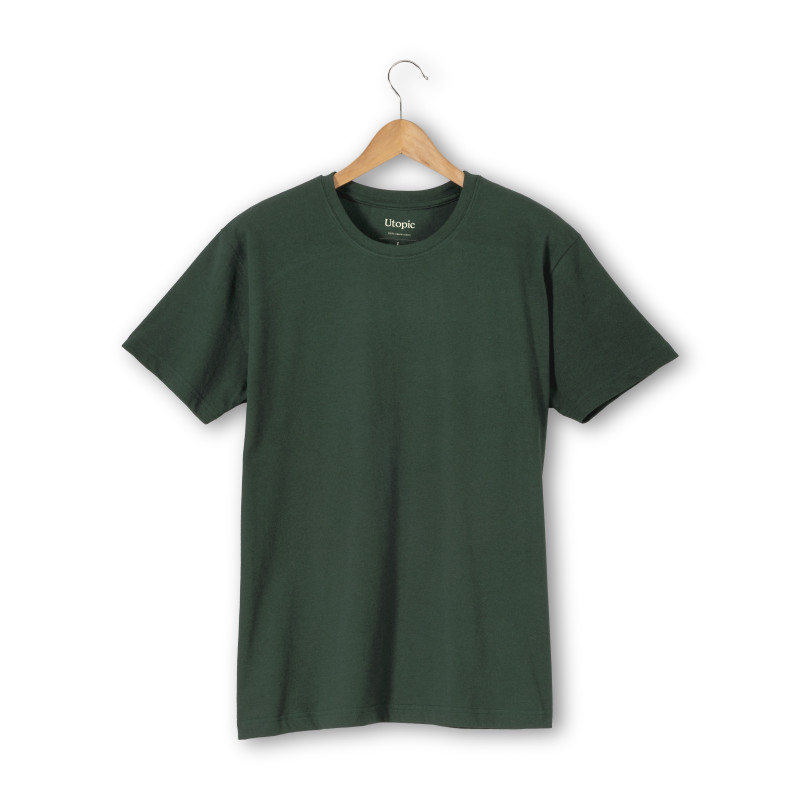 Camiseta de hombre en algodón 100% orgánico 145 gr/m2 (tallas xs a xxl)