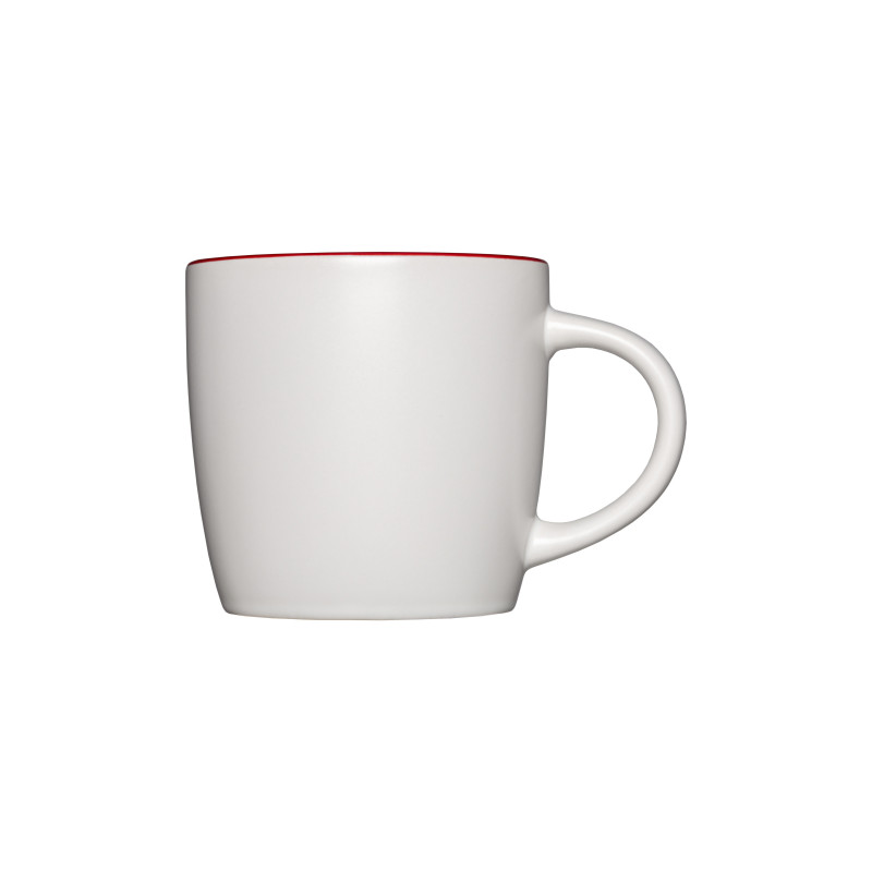 Taza de cerámica bicolor de 350 ml