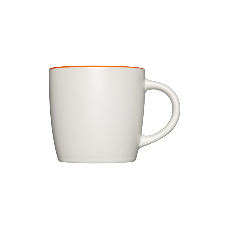 Taza de cerámica bicolor de 350 ml