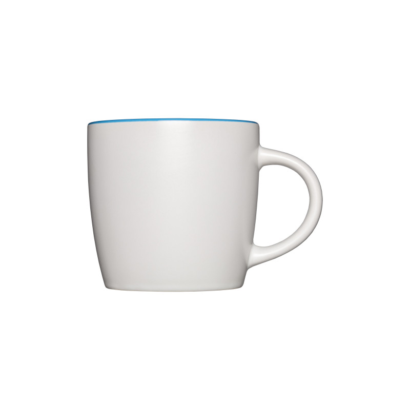 Taza de cerámica bicolor de 350 ml