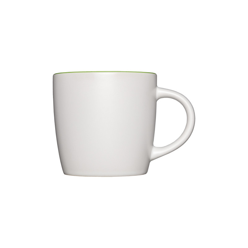 Taza de cerámica bicolor de 350 ml