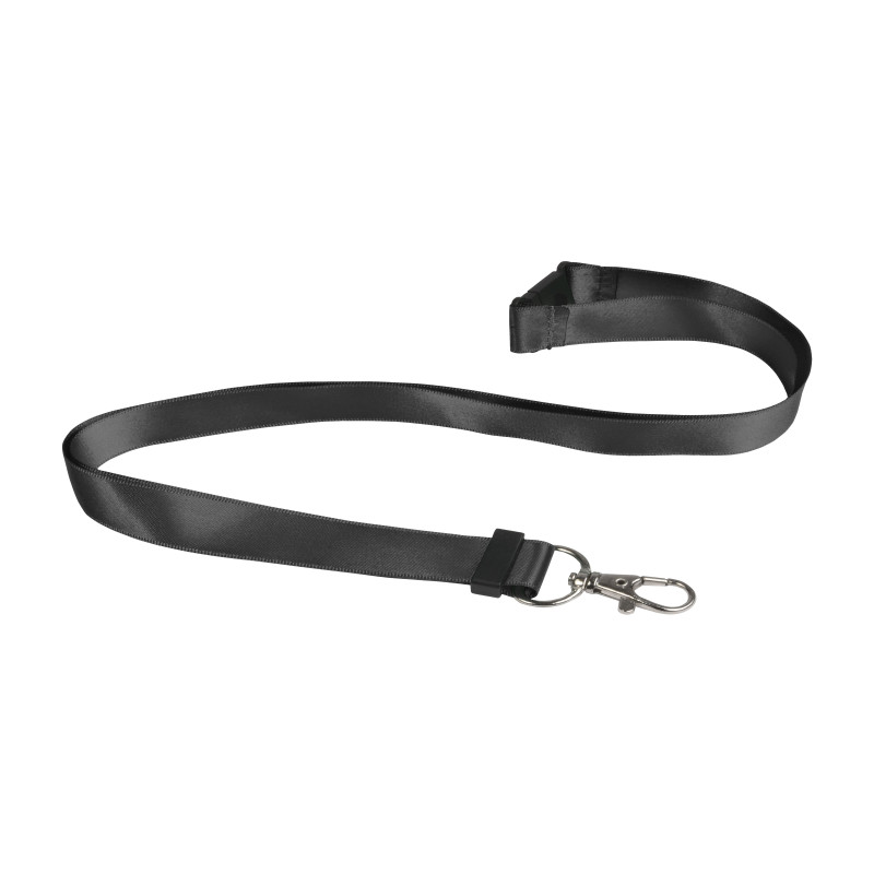 Lanyard con apertura de seguridad y mosquetón