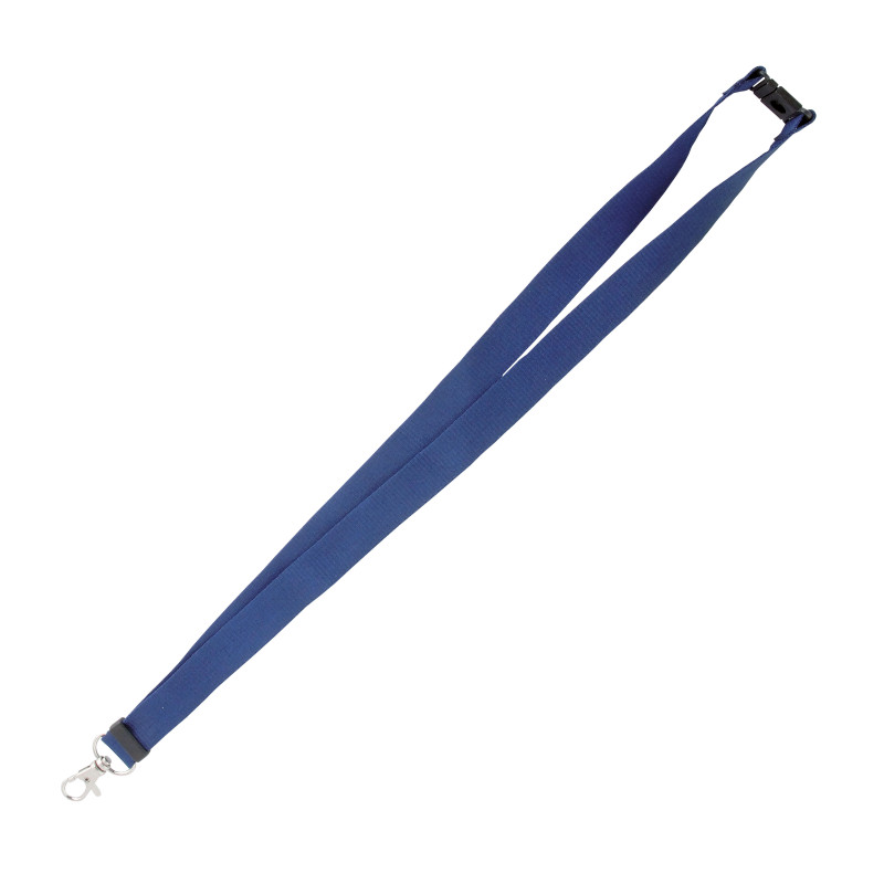 Lanyard con apertura de seguridad y mosquetón