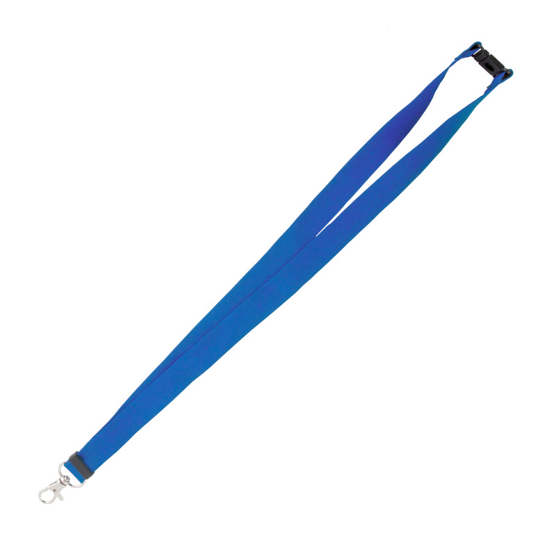 Lanyard con apertura de seguridad y mosquetón