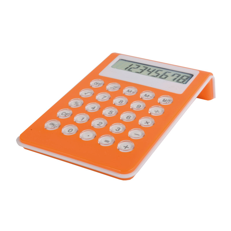 Calculadora de sobremesa con 8 dígitos.
