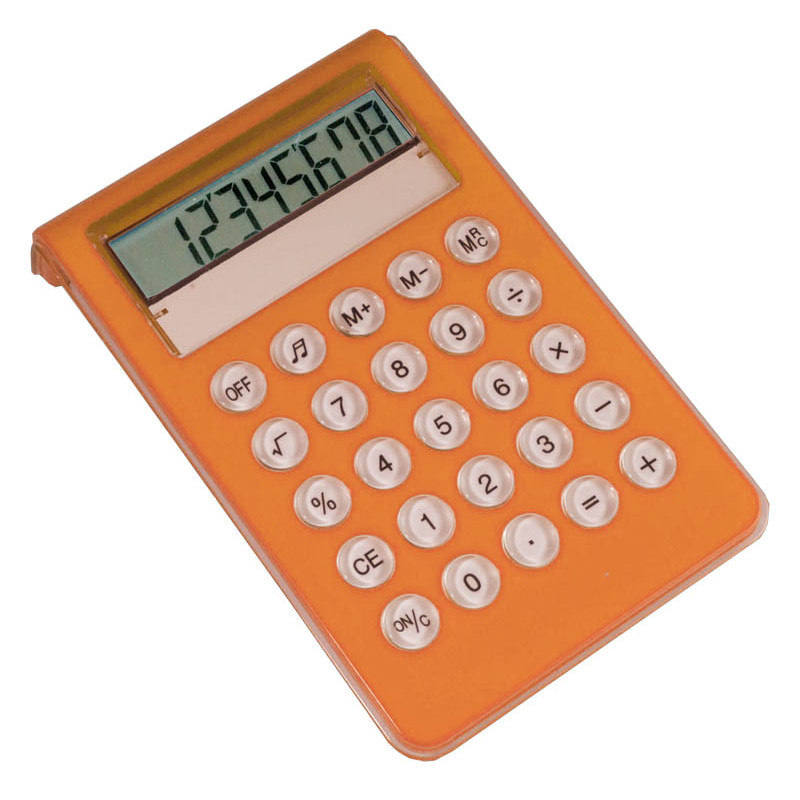 Calculadora de sobremesa con 8 dígitos.