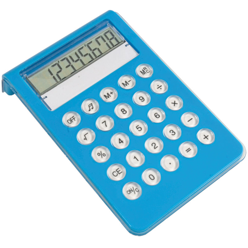 Calculadora de sobremesa con 8 dígitos.