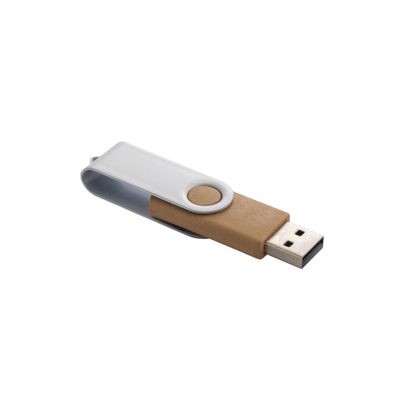 Memoria USB de paja de trigo, resina biodegradable y metal tallo 4Gb