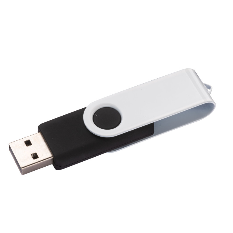 Memoria USB 4 Gb en goma  y metal