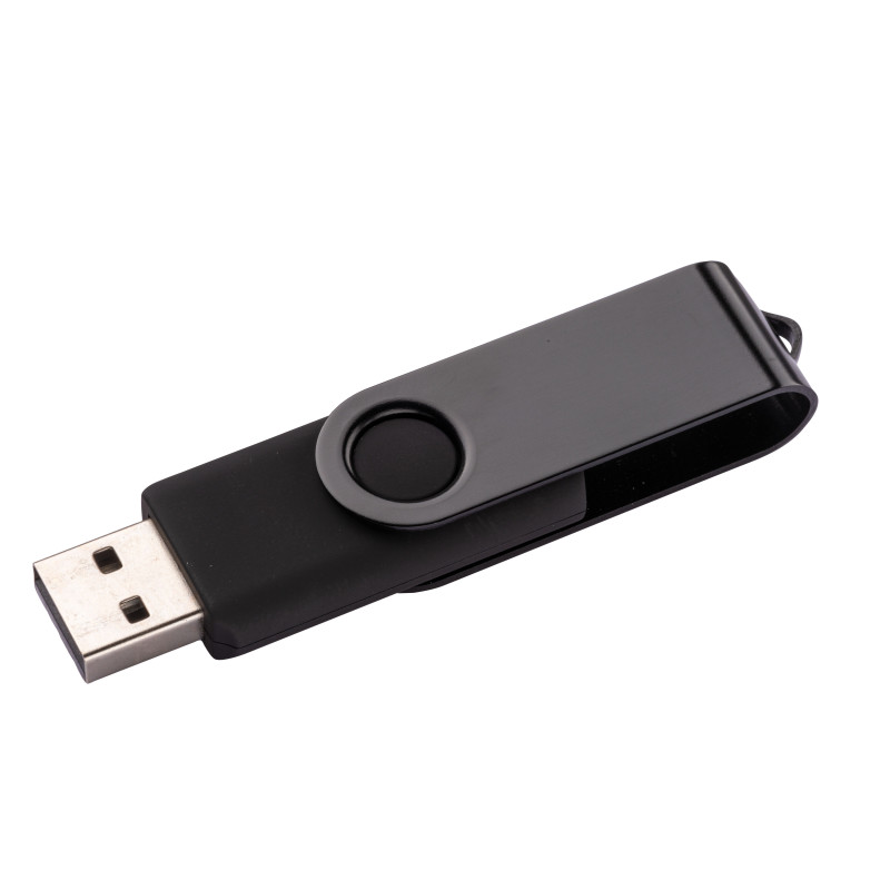 Memoria USB 4 Gb en goma  y metal
