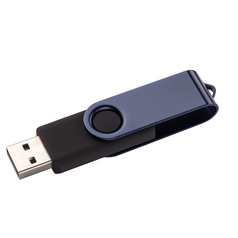 Memoria USB 4 Gb en goma  y metal