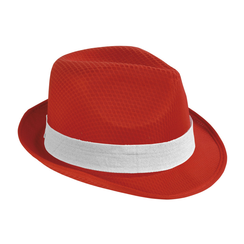 Sombrero con cinta elástica personalizable.