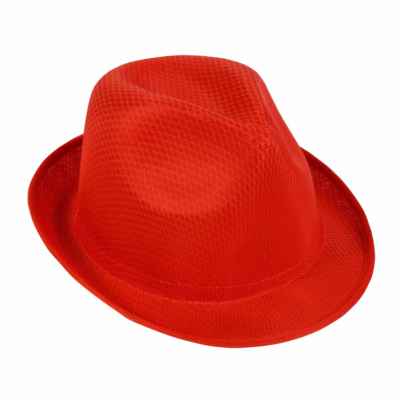 Sombrero con cinta elástica personalizable.