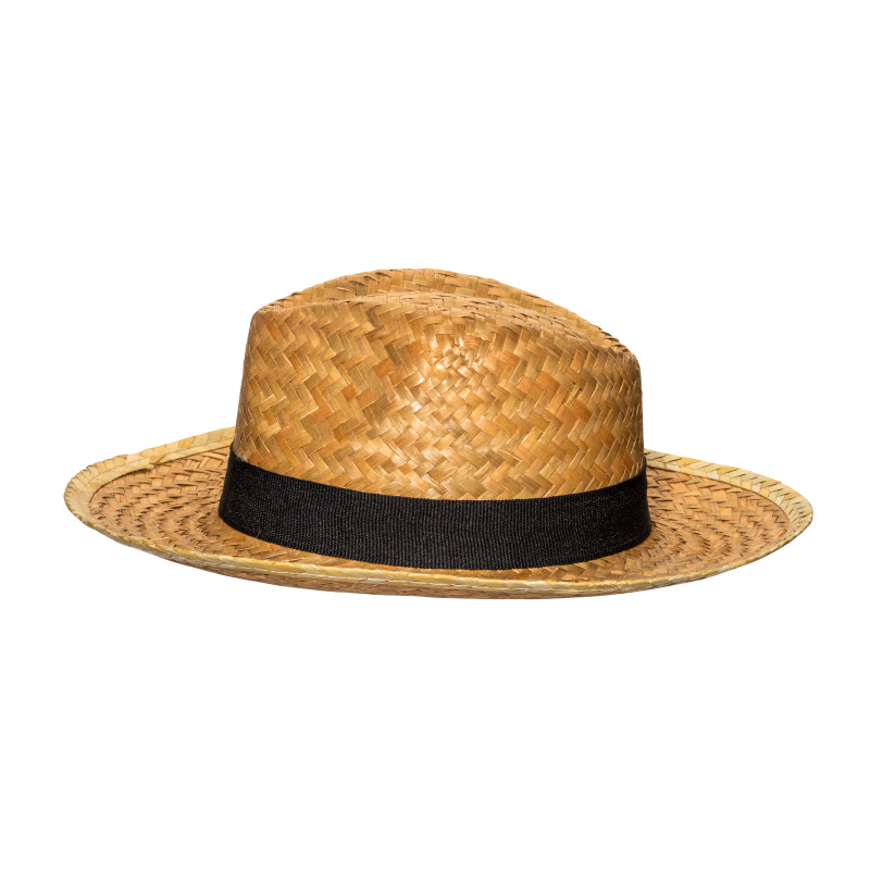 Sombrero de paja con elástico de 3 cm aplicable y personalizable