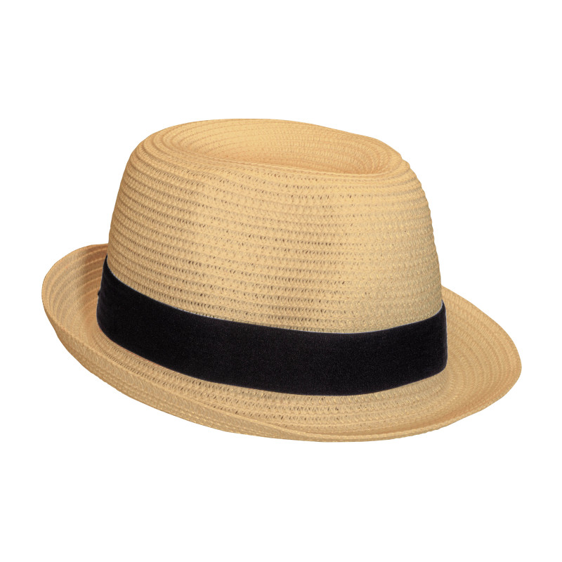 Sombrero de papel y poliéster con cinta elástica personalizable