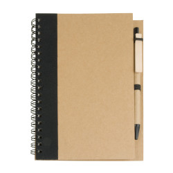 Libreta con tapas de cartón...
