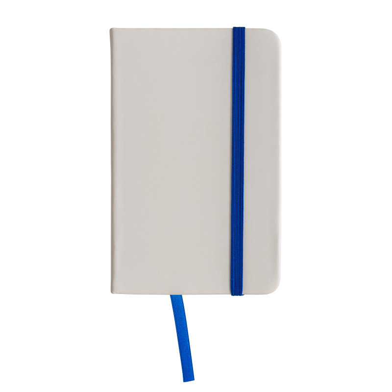 Cuaderno con elàstico y hojas de papel rayado