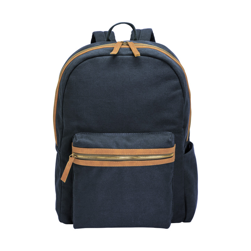 Mochila de lona reciclada con compartimento acolchado para el portátil