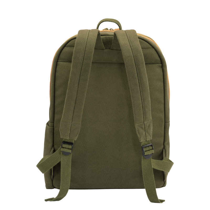 Mochila de lona reciclada con compartimento acolchado para el portátil