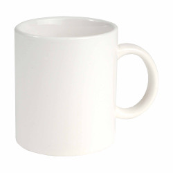 Taza de cerámica, caja...