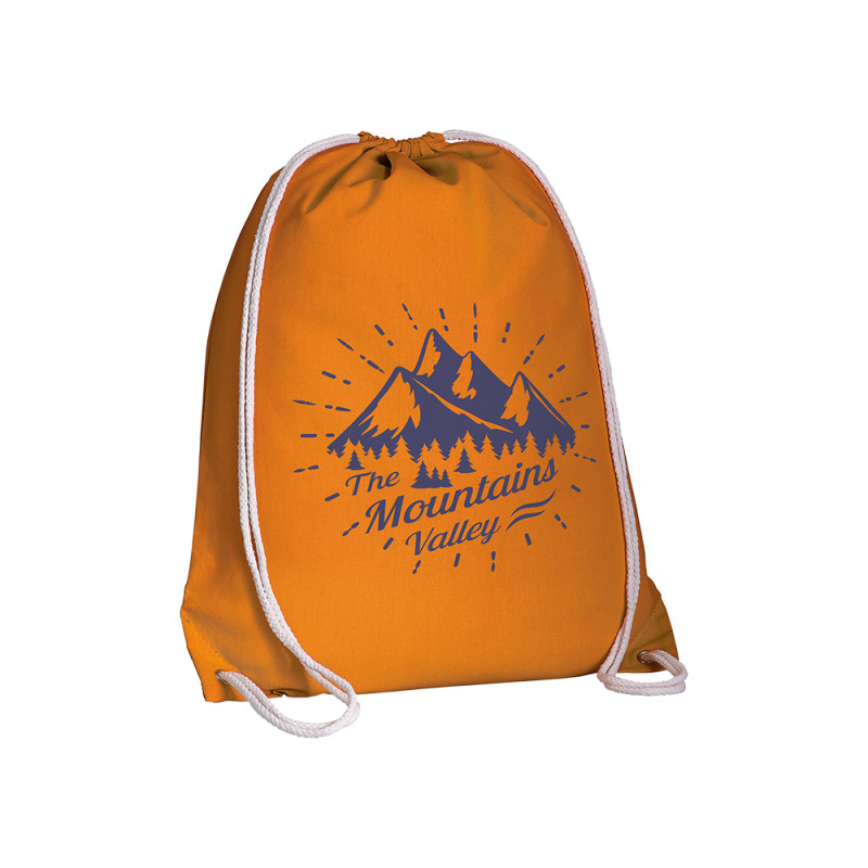 Mochila de algodón 135 g/m2 con esquinas reforzadas