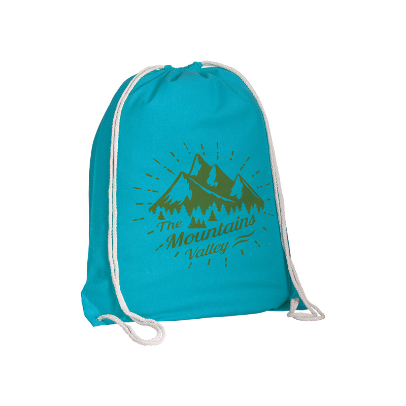 Mochila de algodón 135 g/m2 con esquinas reforzadas