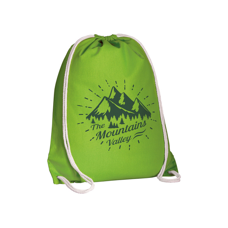 Mochila de algodón 135 g/m2 con esquinas reforzadas