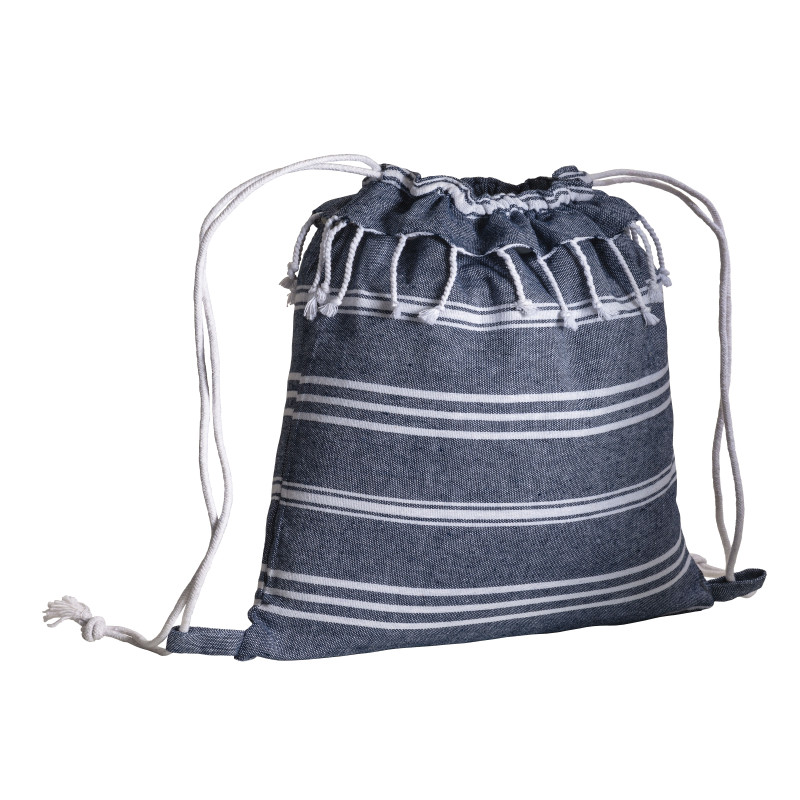 Mochila de algodón con efecto fouta