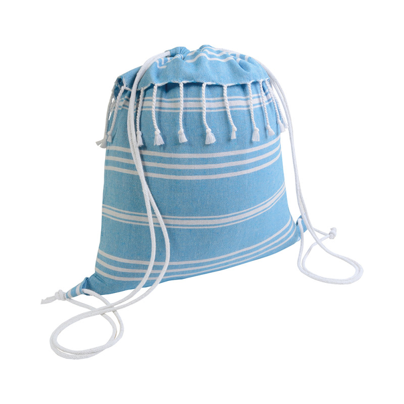 Mochila de algodón con efecto fouta