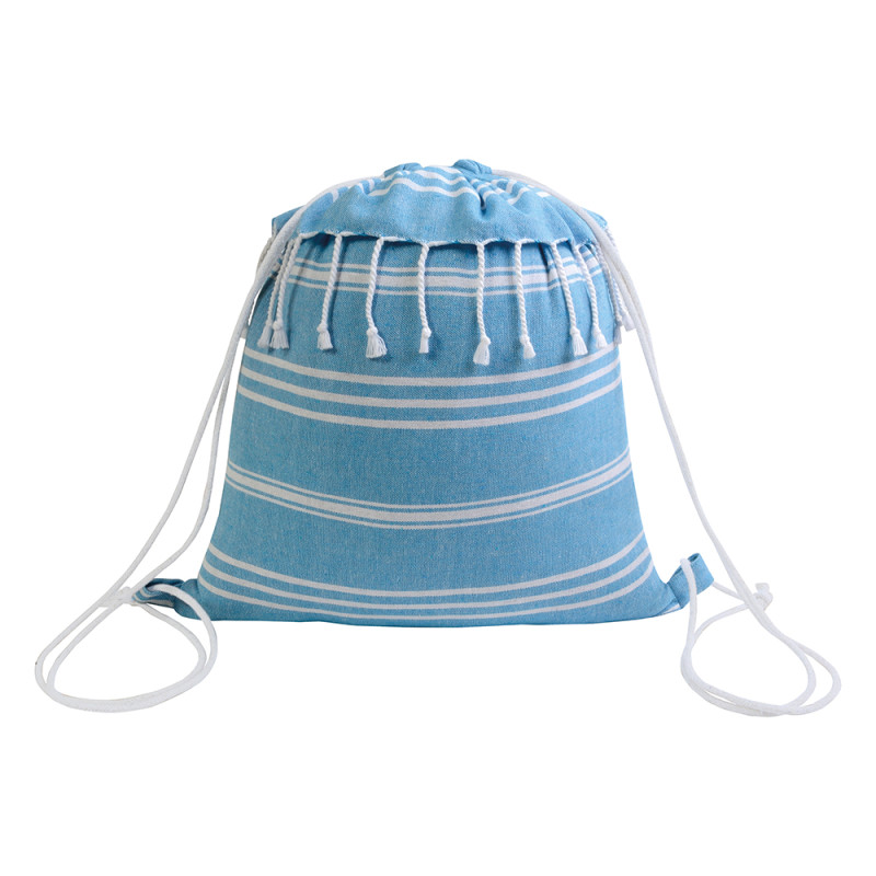 Mochila de algodón con efecto fouta