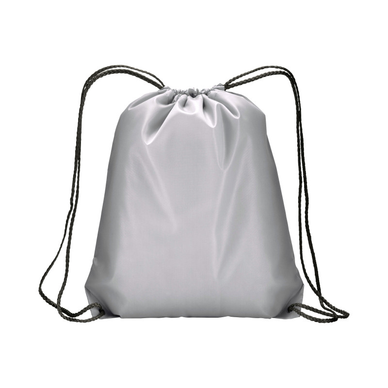 Mochila en poliéster plata 210T