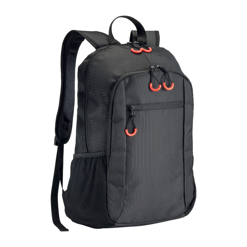 Mochila portátil de nylon Dobby con 3 bolsillos