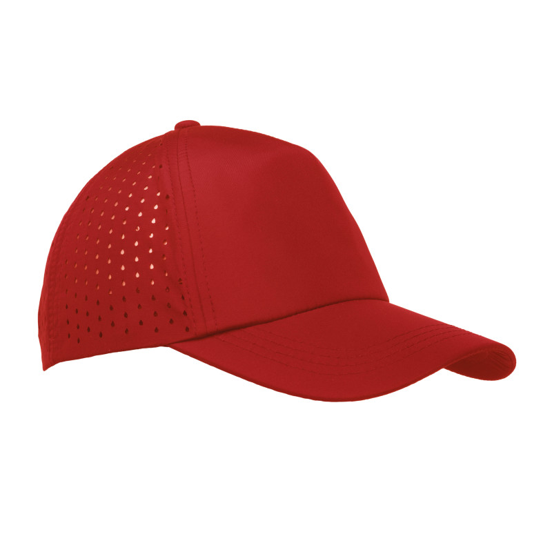 Gorra de béisbol de poliéster compuesto, 5 paneles