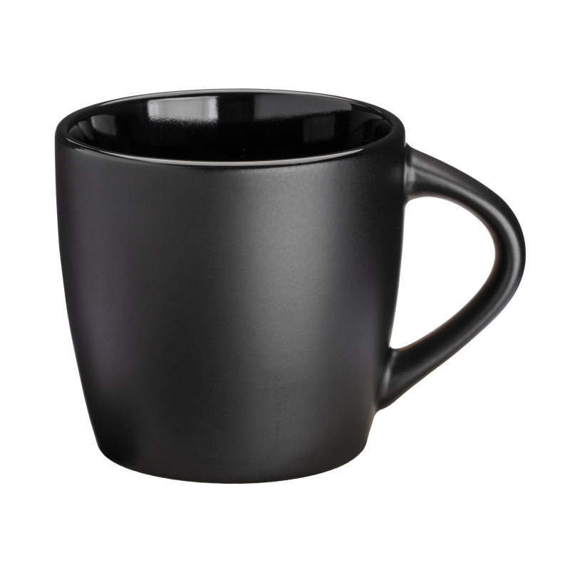 Taza de cerámica de 320 ml. Con exterior mate e interior pulido