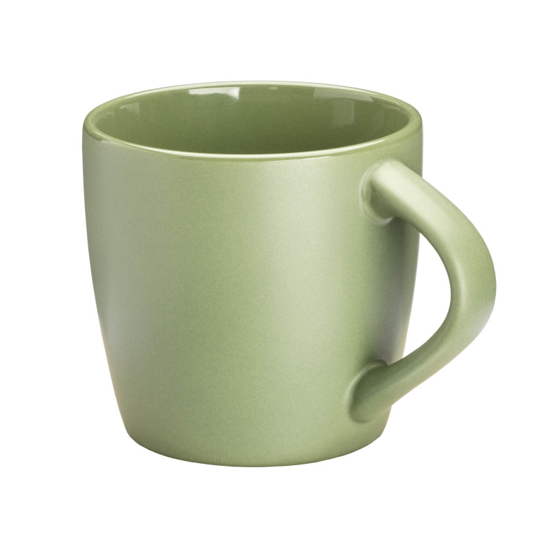 Taza de cerámica de 320 ml. Con exterior mate e interior pulido