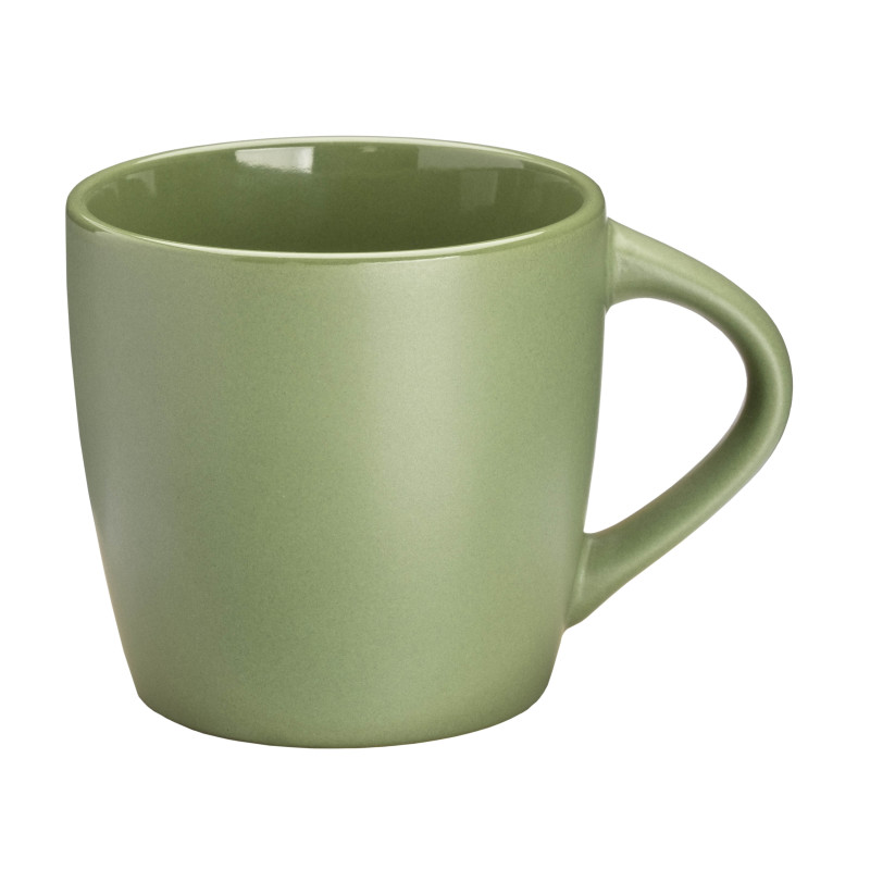 Taza de cerámica de 320 ml. Con exterior mate e interior pulido