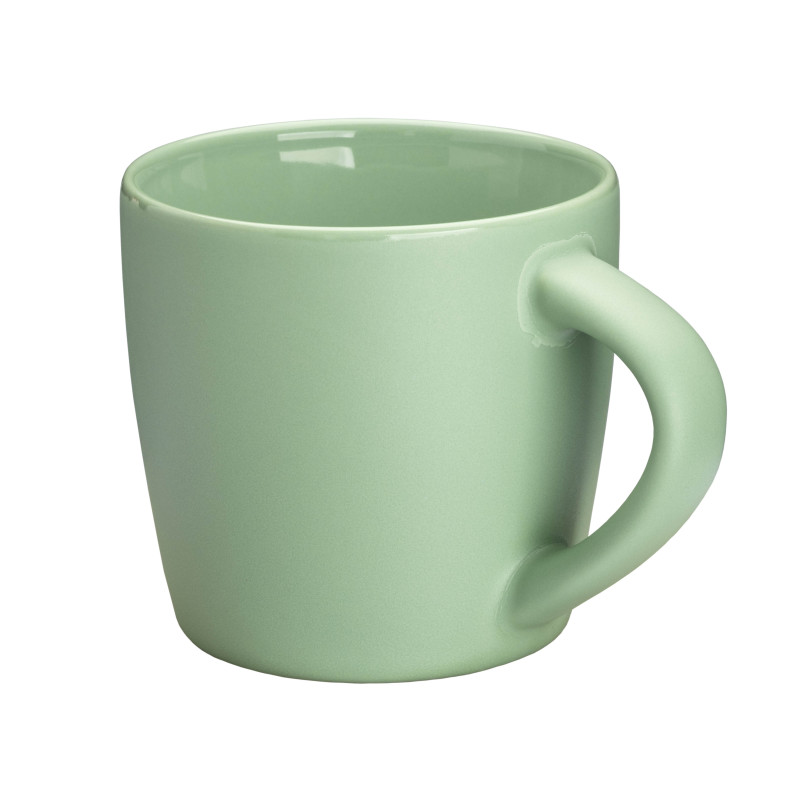 Taza de cerámica de 320 ml. Con exterior mate e interior pulido