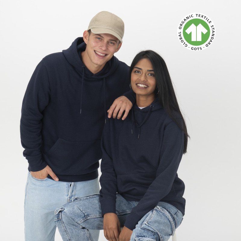 Sudadera unisex de tejido orgánico de 280 g/m2 (80% algodón orgánico y 20% poliéster rec.)