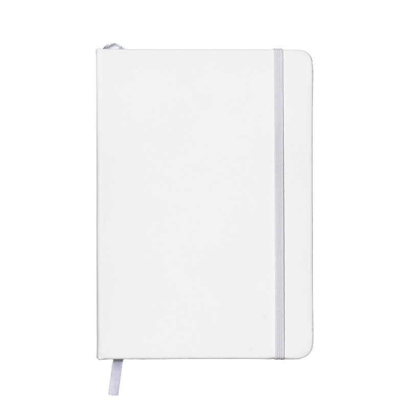 Cuaderno con cubierta de PU. Hojas punteadas en papel blanco (80 páginas)