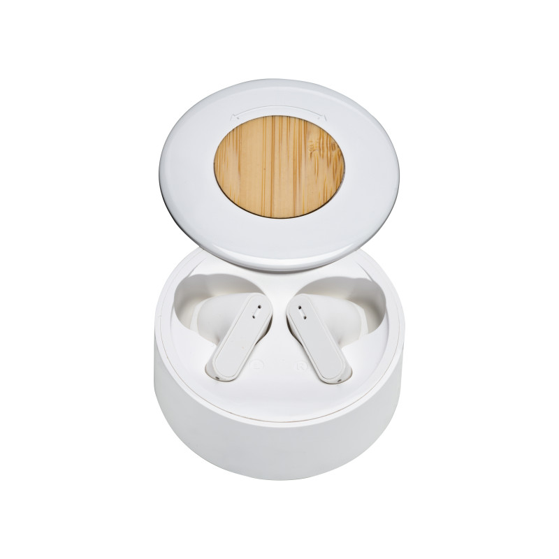 Auriculares RABS con inserción de bambú